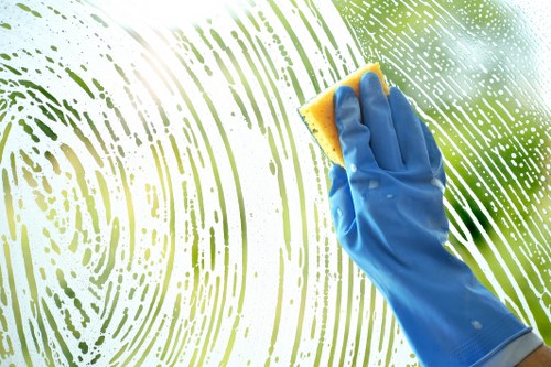 Carpet cleaning professional preparing equipment with safety checks in Shoreditch