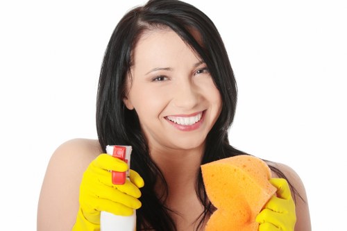 Professional carpet cleaning team working safely in a Shoreditch interior